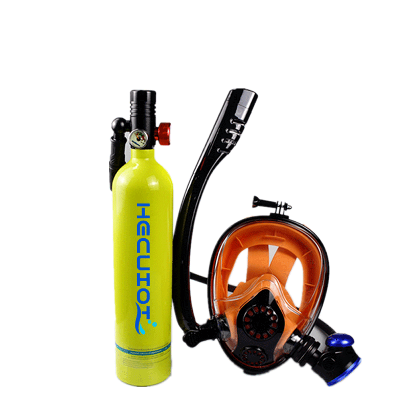 Freediving Mask Set - Mini conjunto de tanque de mergulho