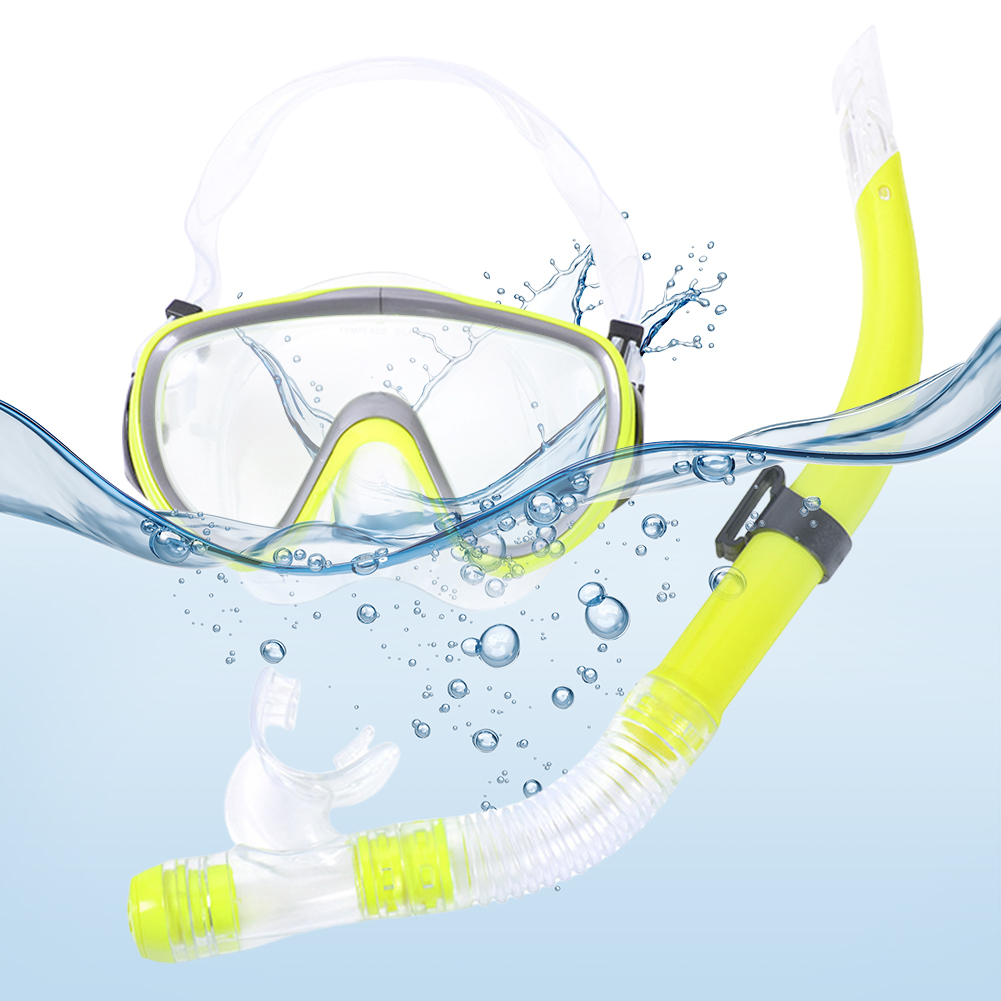 Freediving Mask Set - Conjunto de Máscara de Mergulho e