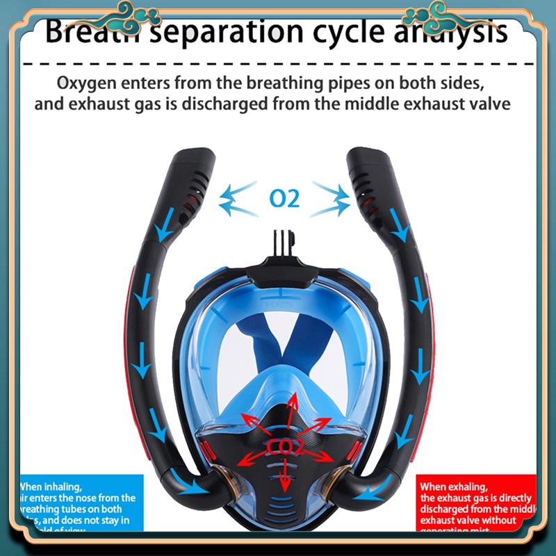 Freediving Mask Set - Mais recente máscara de mergulho tubo