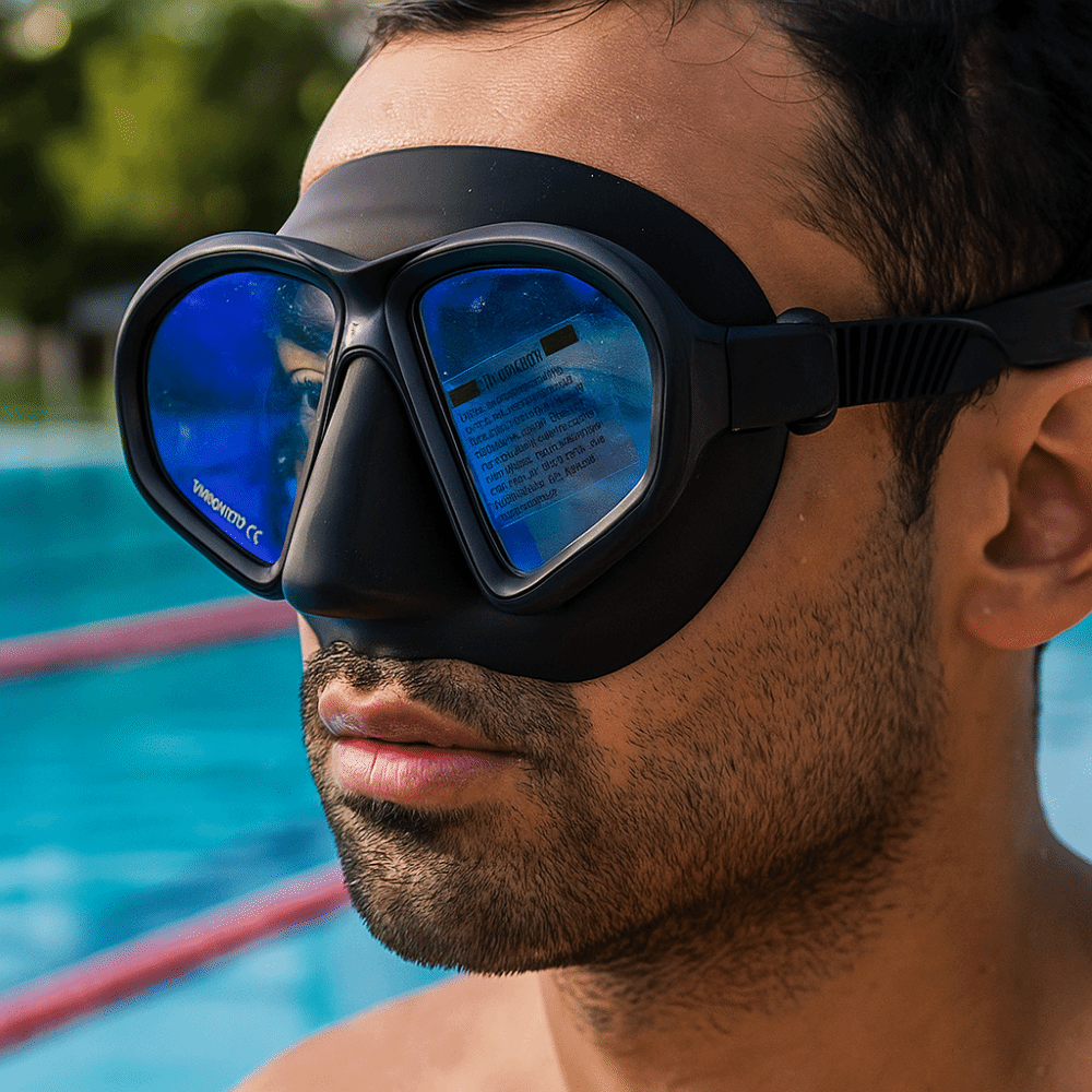 Freediving Mask Set - Máscara de Mergulho em Vidro Temperado