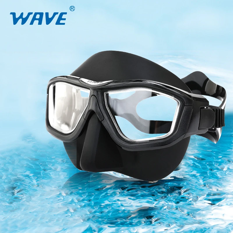 Freediving Mask Set - Máscara de Mergulho WAVE Branciiia Estilosa