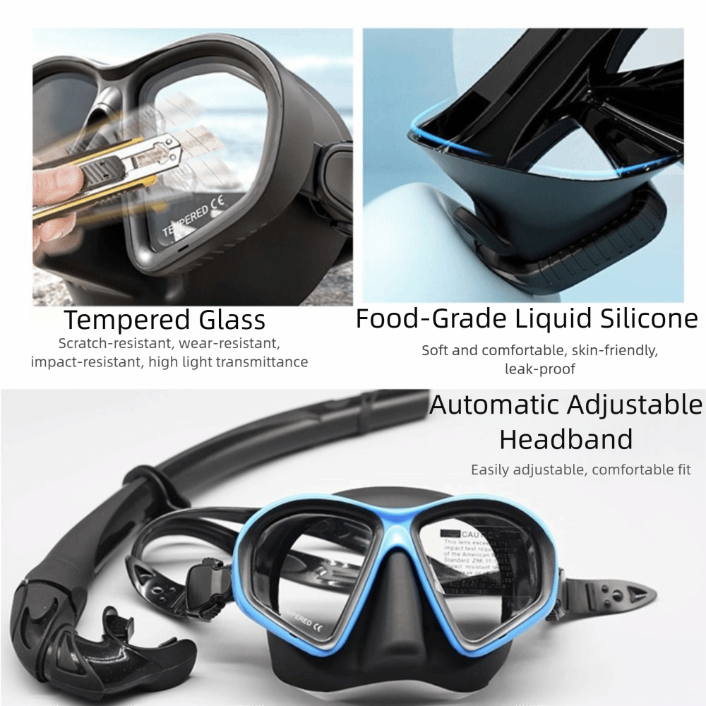 Máscara de Mergulho Livre em V - Freediving Mask Set avaliação e preço