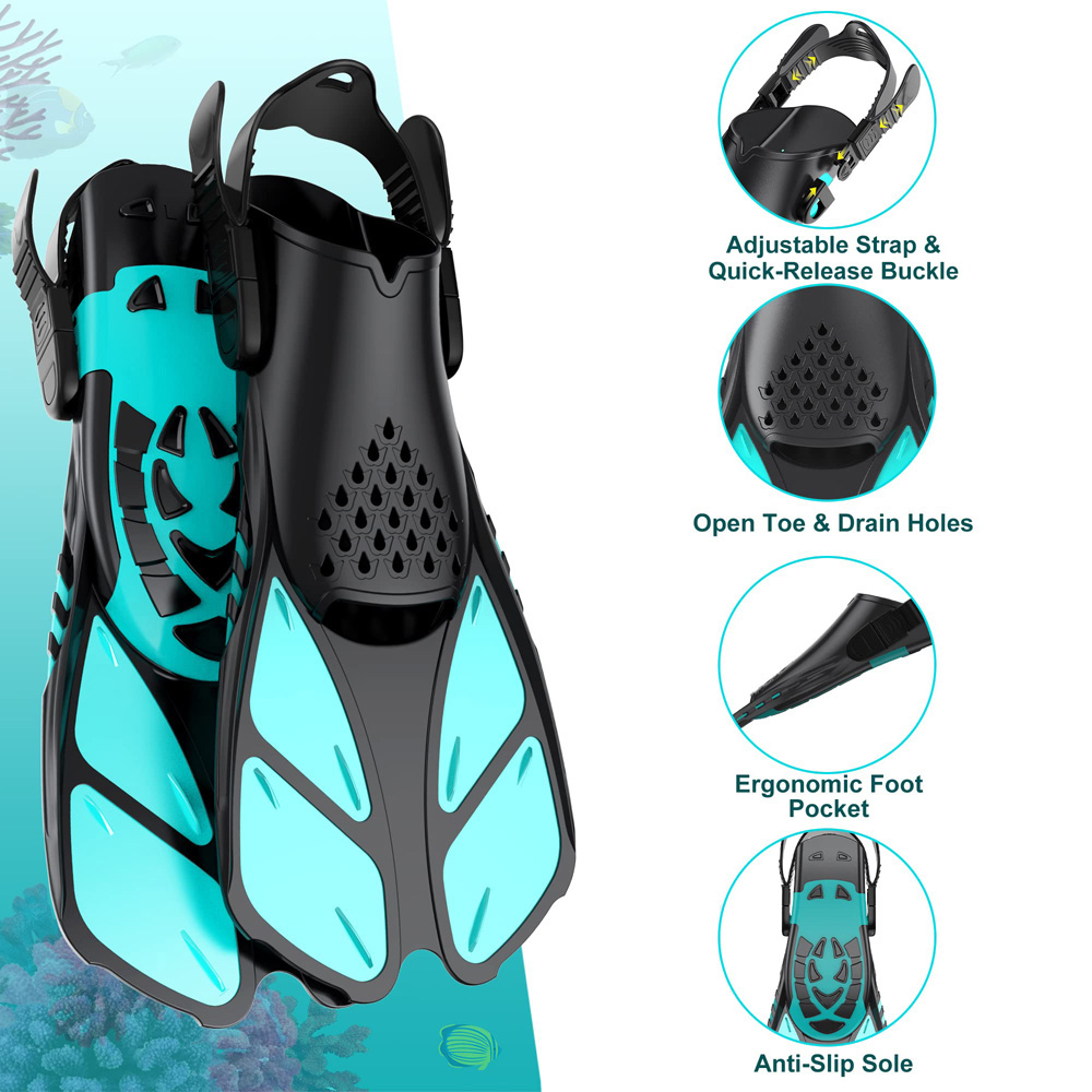 Conjunto de snorkel de barbata - Freediving Mask Set avaliação e preço