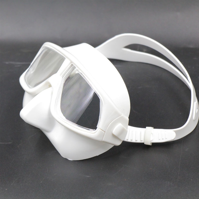 Máscara larga antiembaciante d - Freediving Mask Set avaliação e preço